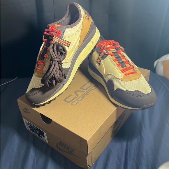Jordan Other - Nike Air Max 1 Travis Scott Cactus Jack Baroque Brown Size 8.5
